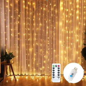 Christmas Lights LED  Curtain