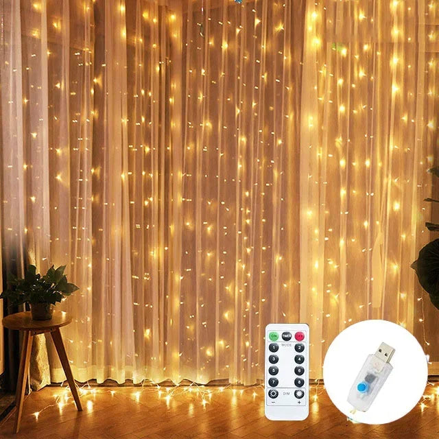 Christmas Lights LED  Curtain