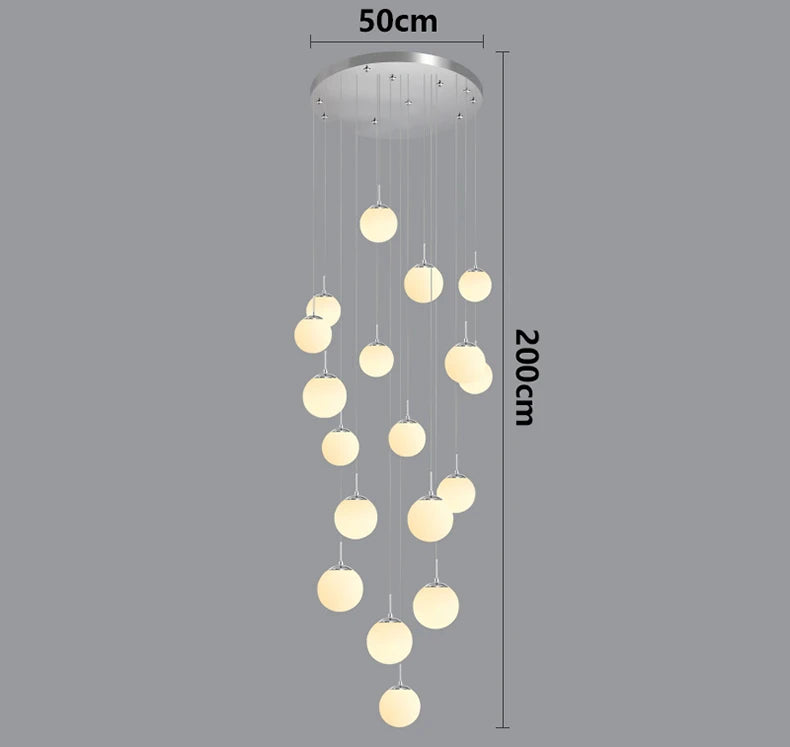 Nordic home decor dining room Pendant lamp lights indoor lighting stair lamp hanging light chandelier lamps for living room