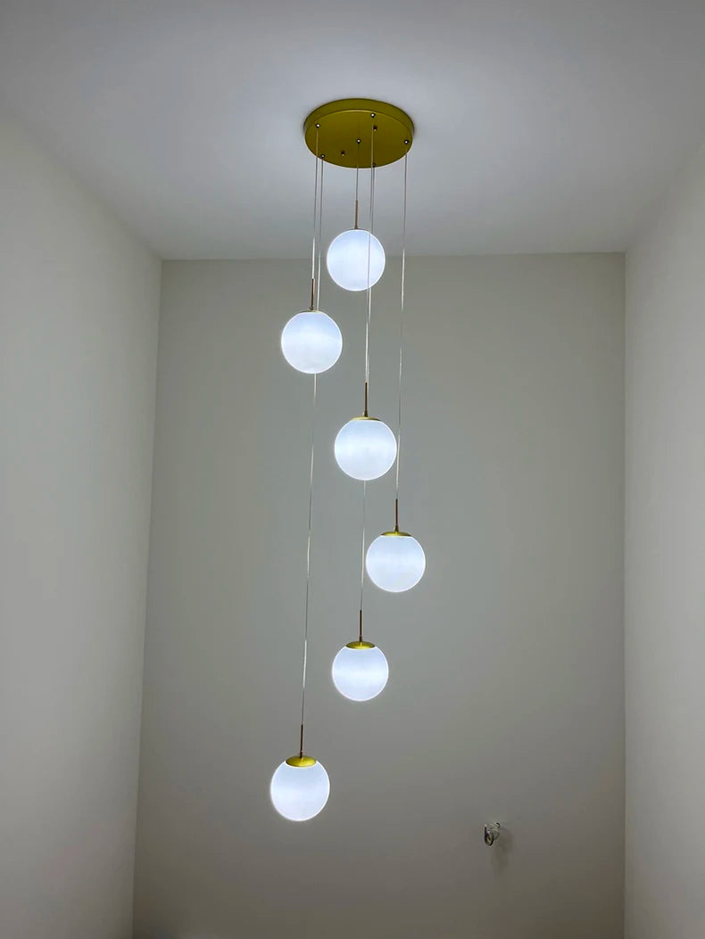 Nordic home decor dining room Pendant lamp lights indoor lighting stair lamp hanging light chandelier lamps for living room