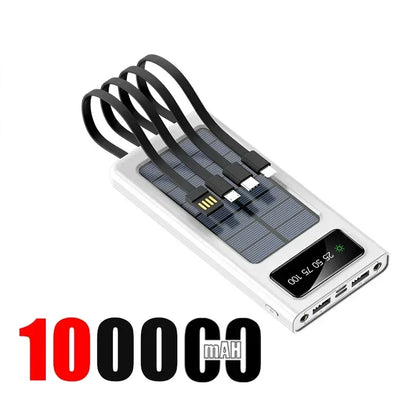200000mAh Solar Power Bank – Super Fast Charging, Ultra High Capacity