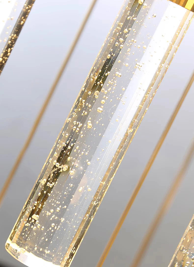 Modern home decoration crystal chandelier, stair Pendant lamp, living room Pendant lights, interior lighting