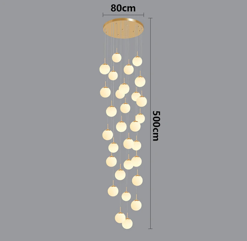 Nordic home decor dining room Pendant lamp lights indoor lighting stair lamp hanging light chandelier lamps for living room