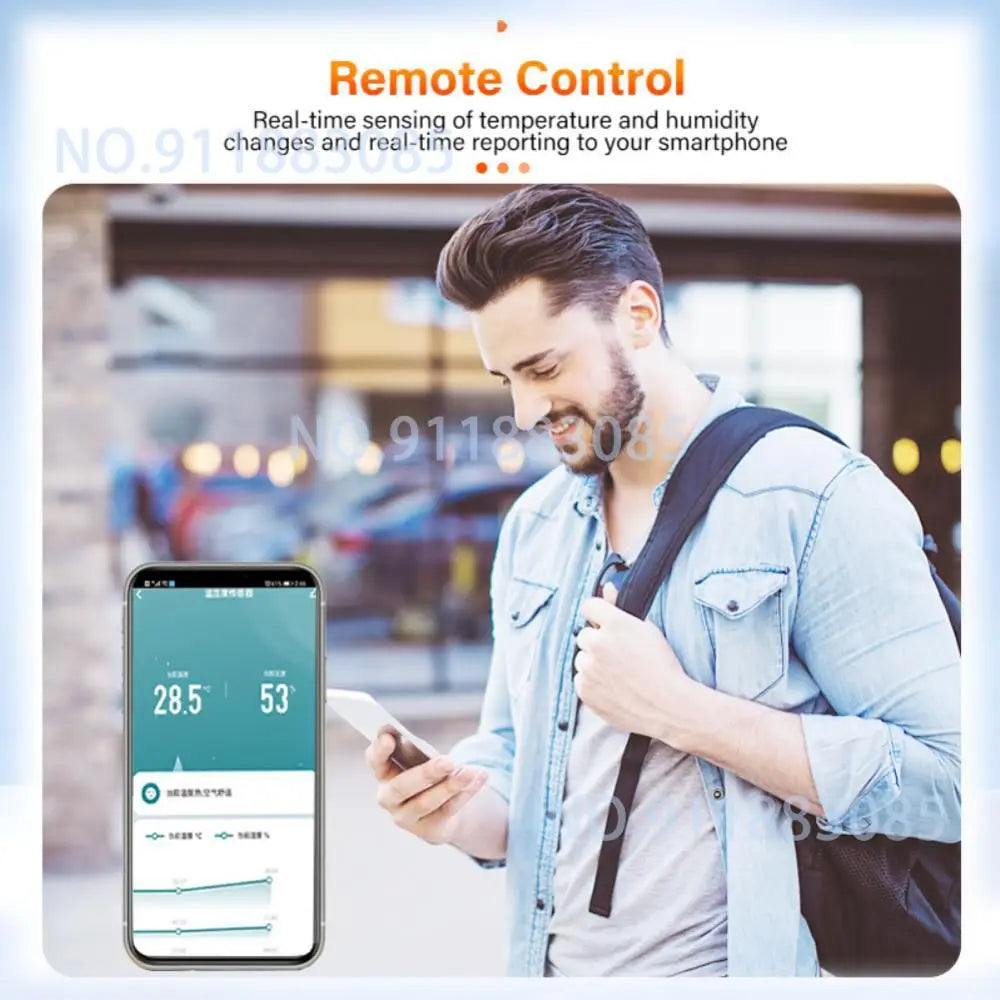 🌡️ Tuya WiFi Zigbee Thermometer – Smart Temperature & Humidity Monitoring!