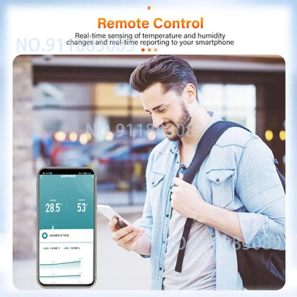 🌡️ Tuya WiFi Zigbee Thermometer – Smart Temperature & Humidity Monitoring!