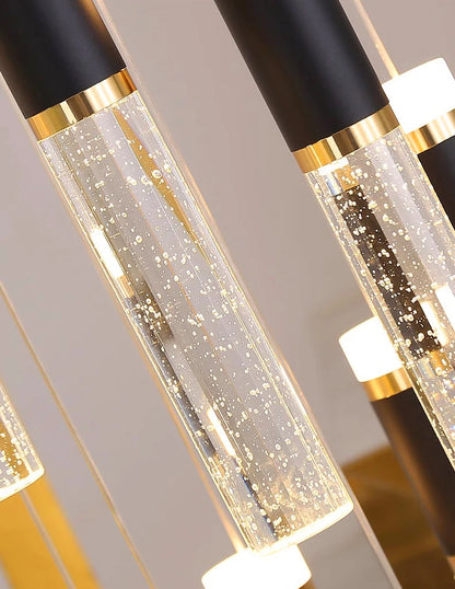 Modern home decoration crystal chandelier, stair Pendant lamp, living room Pendant lights, interior lighting