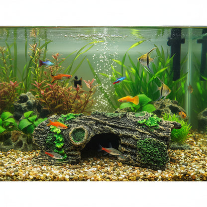 Decorative aquarium rock cave 