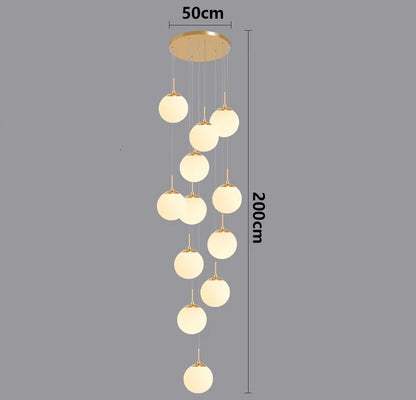Nordic home decor dining room Pendant lamp lights indoor lighting stair lamp hanging light chandelier lamps for living room