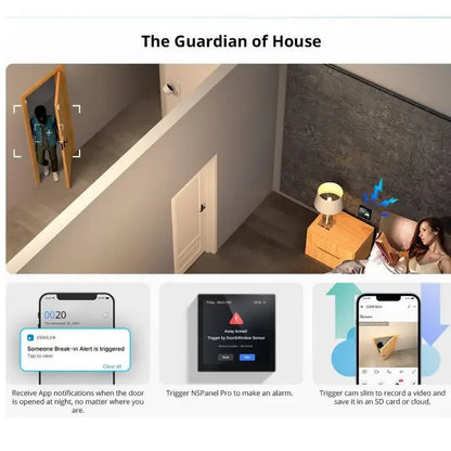 SNZB-04P Zigbee Door & Window Sensor – Smart Home Security with eWeLink App